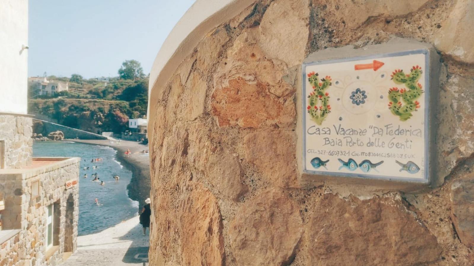 Da Federica Casa Vacanze Baia Porto Delle Genti Lipari  Exterior foto